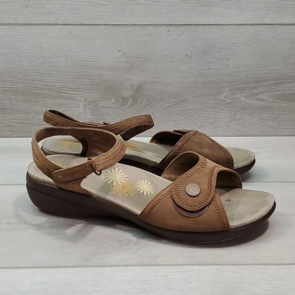 Dansko Women Iris Nubuck Comfort Leather Ankle Strap Sandals shoes sz 42/11.5-12